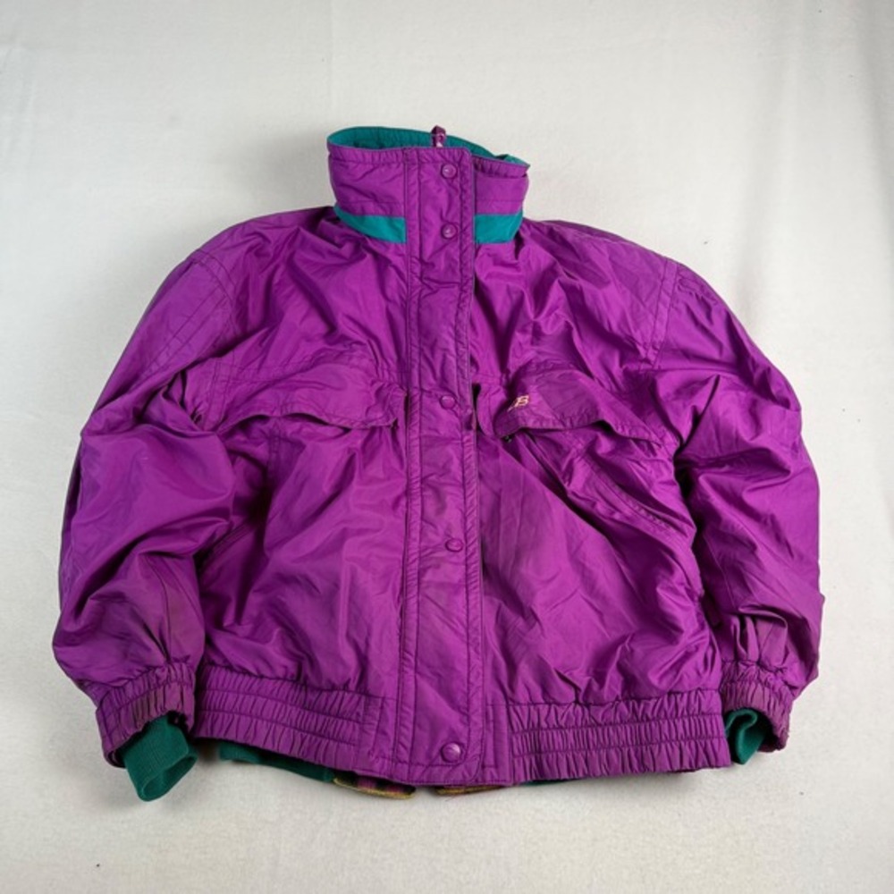 Vintage CB Sports‎ 3-in-1 Ski Jacket Purple Fleece Liner XL Womens CB-2054